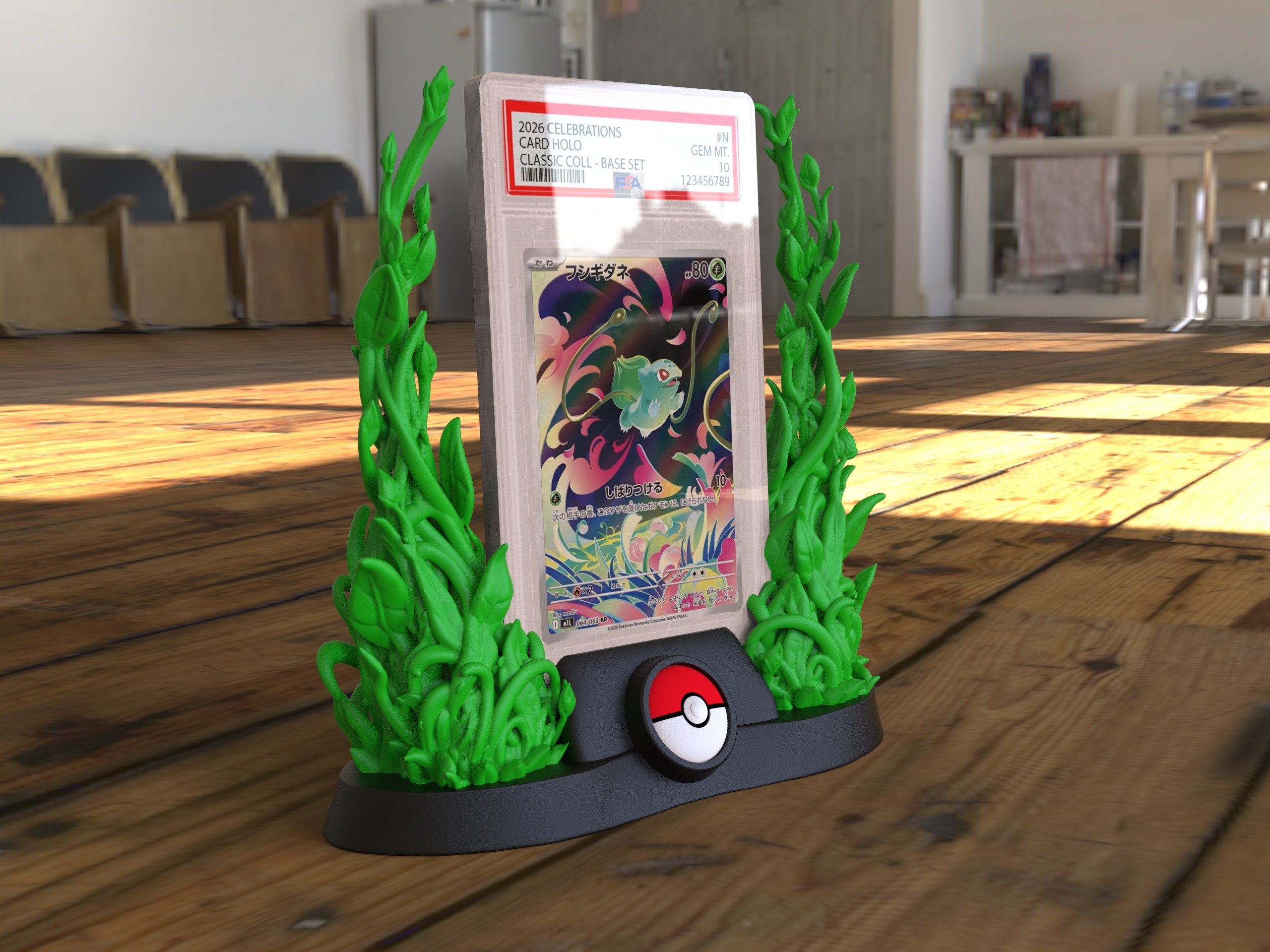 Espositore per Carte Gradate PSA – Elemento Erba - immagine 2